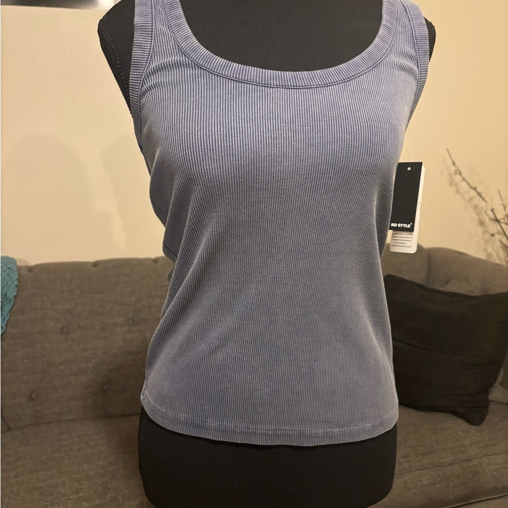 Dark Denim Tank - Picture 3 of 4